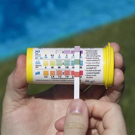 pool water testing strips